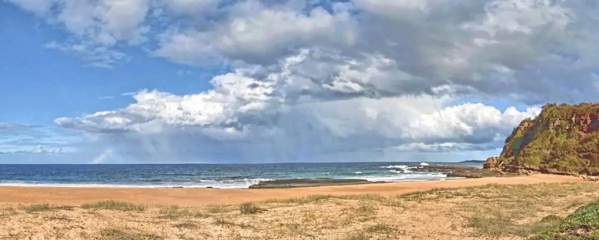 A Rainbow at Bungan Beach 